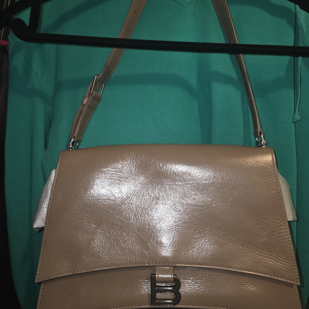 Balenciaga Crush Tan Shoulder Bag